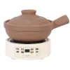 This multi-functional ceramic pot with an electric stove is a household cooking wonder for making soup and stewing dishes. It is heat-resistant, durable and easy to operate Item Picture